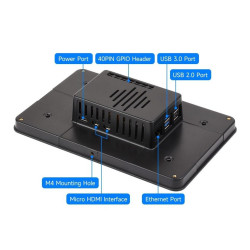 Protective Case (with TRIPOD) For Official LCD 7 Inch Raspberry Pi Touch Display 2